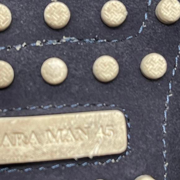 Zara Man Loafers Black Slip On Leather Shoes Driving - Picture 10 of 10